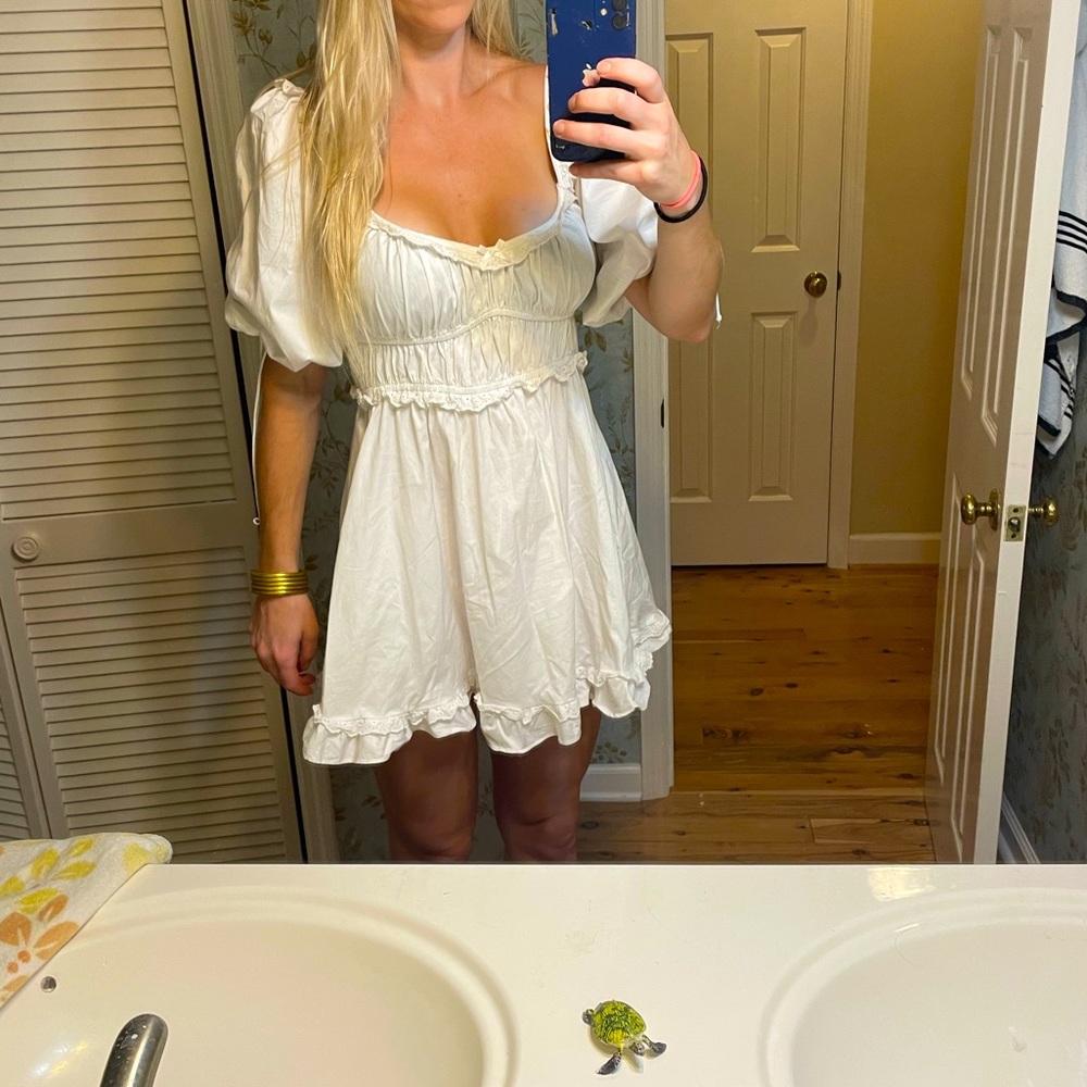 Loveshakfancy short white dress